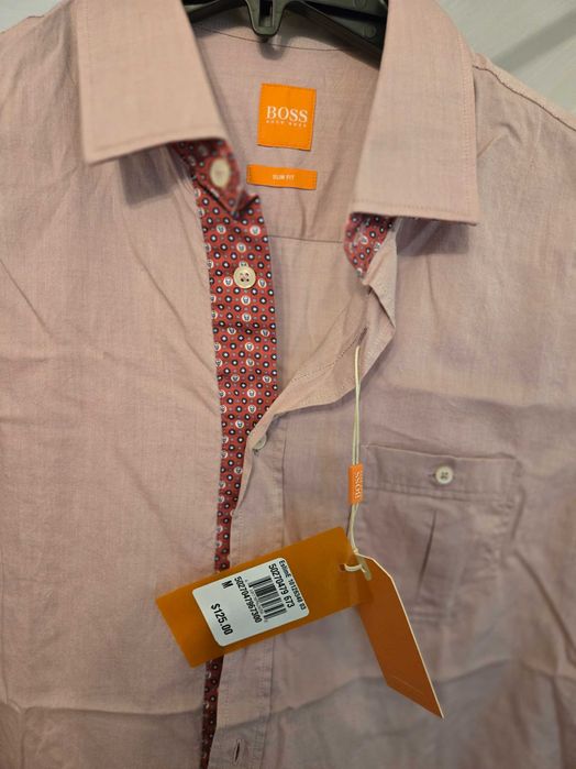 Мъжка риза BOSS Hugo Boss EslimE slim fit нова размер М