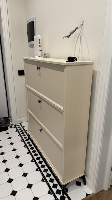 Новая обувница, бежевая