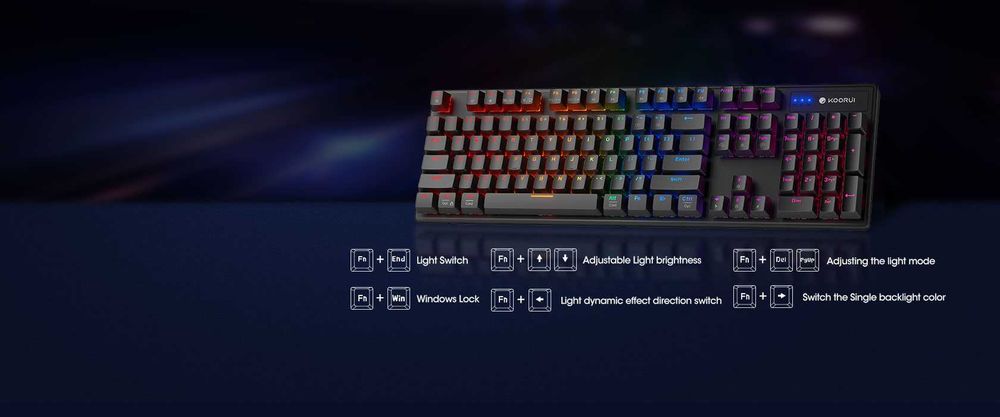 Комплект клавиатура + мишка KOORUI MKC02