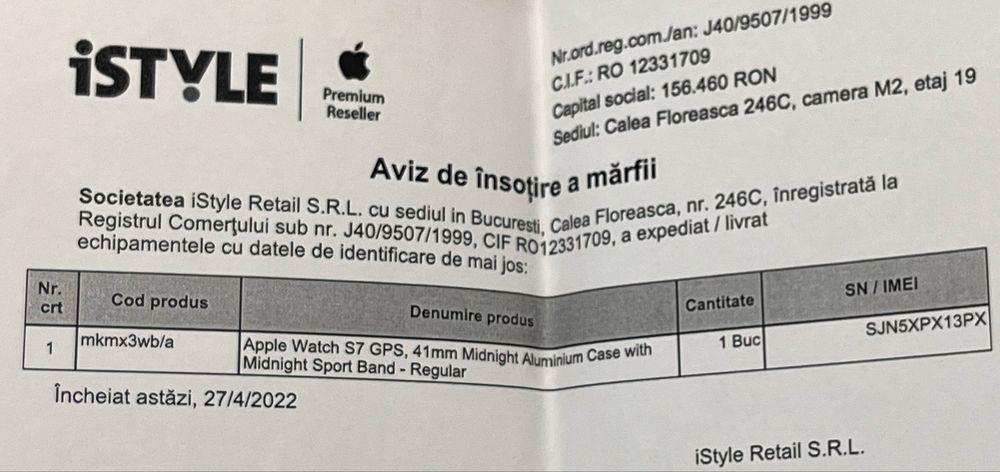 Apple Watch seria 7