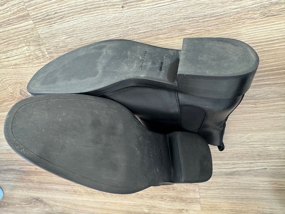 Кожени боти Zara 37