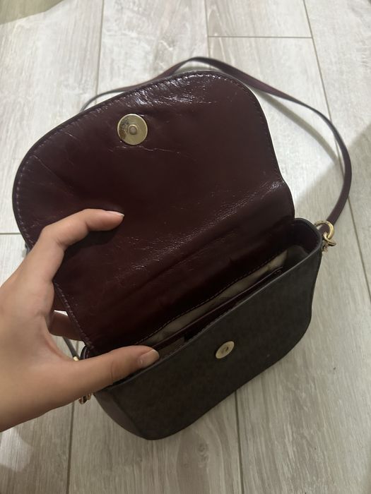 Бордовая сумка Michael Kors