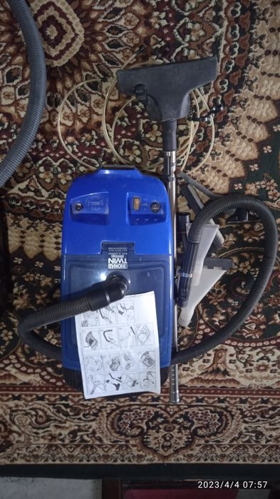 Пылесос сув чачади и тозалайди