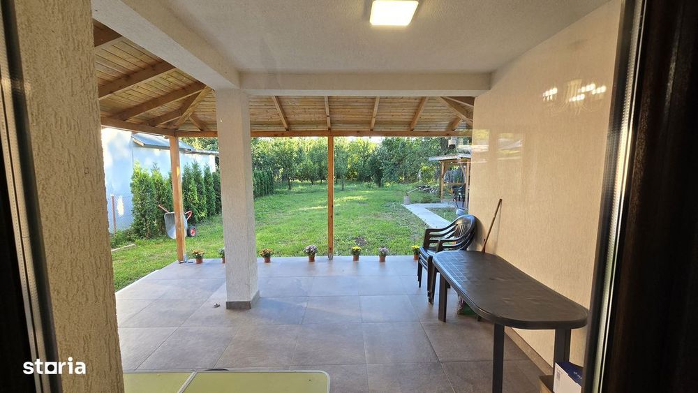 Casă nouă 110 mp utili,Teren 1270 mp,380v,Apa,Canalizare,Asfalt,Acte