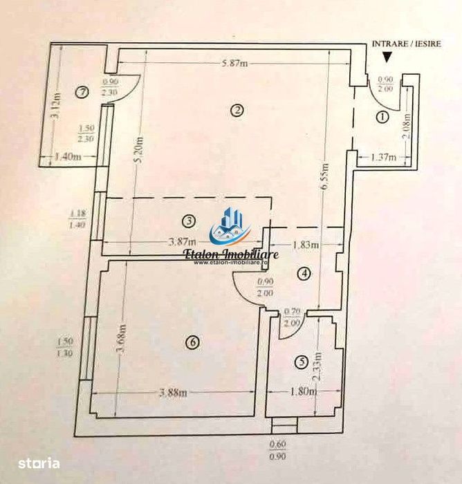 Apartament 2 camere, etaj 3, bloc noua Zona Fermelor Piatra Neamt