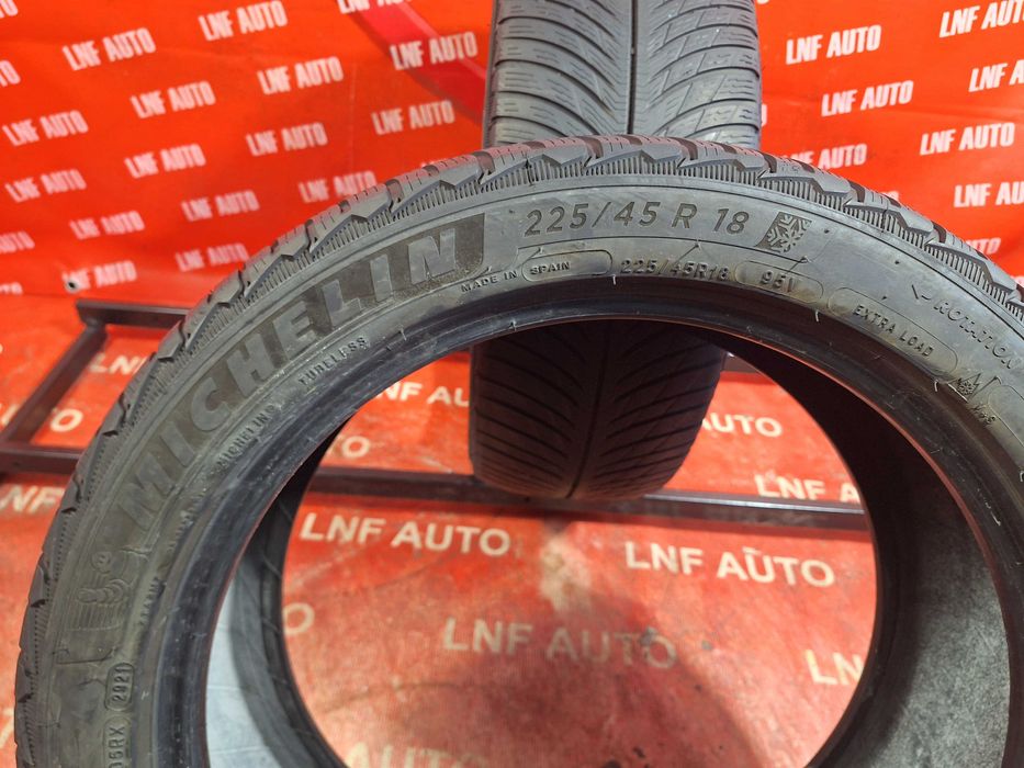 Anvelope M+S 225/45/18 - Michelin - 5.46 MM - DOT 2021 !