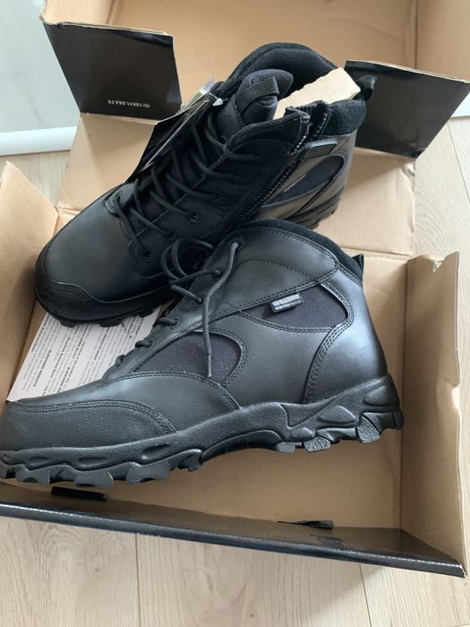 Bocanci militari din piele