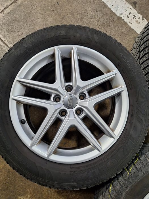 5 112 17 оригинални Ауди джанти+гуми