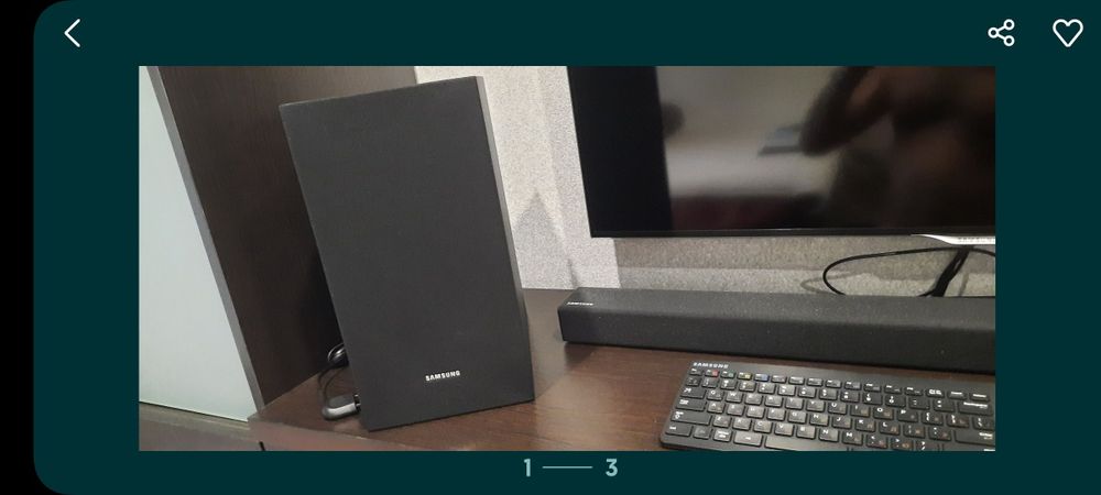 Саудбар новый Samsung