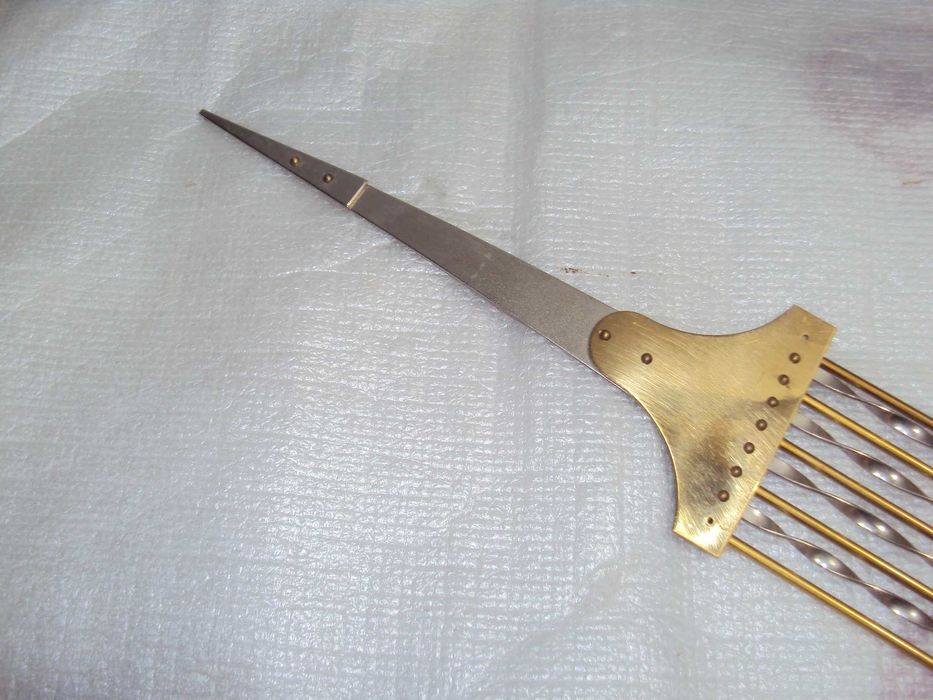 pendulă veche din alamă pentru ceas de podea,lungimea de 104 cm