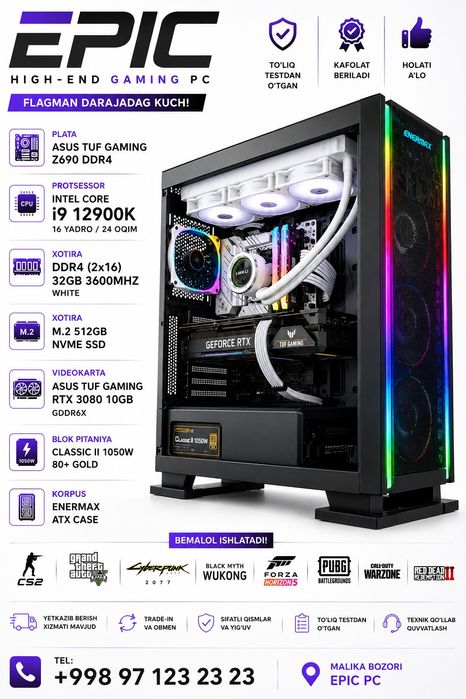 GAMING PC Ddr4 i9 32GB