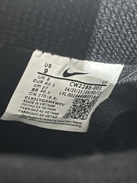 Air force 1 low black  42,5