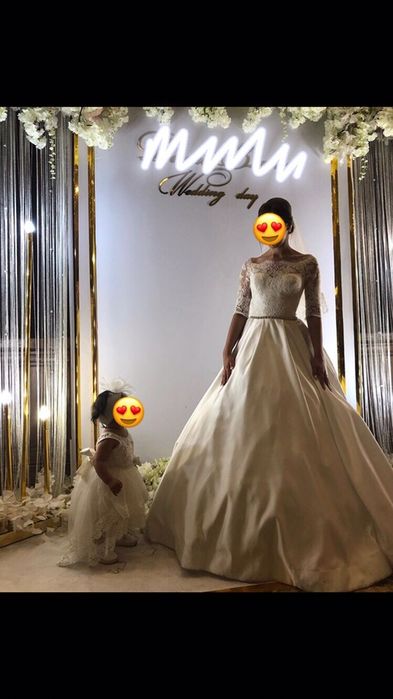 Шикарное свадебное платье