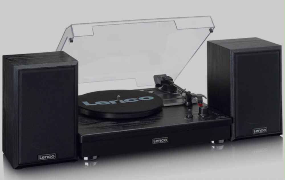 Pick-up Lenco LS-101BK cu 2 Boxe Externe (Bluetooth / Ca Nou)