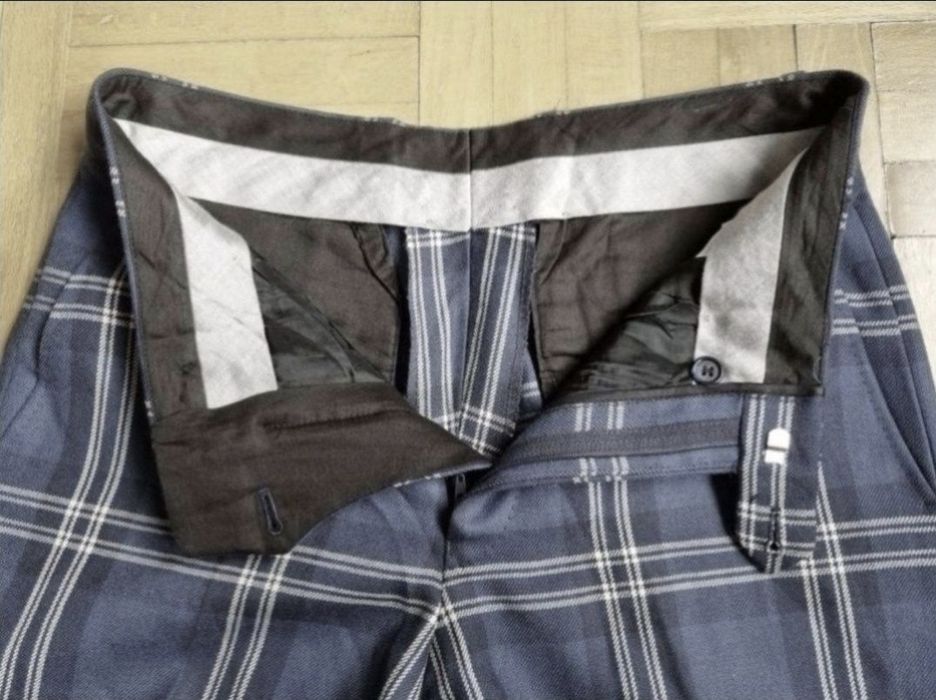 Pantaloni Elegant, Made in Italia, Barbati, 100% Lâna - 46