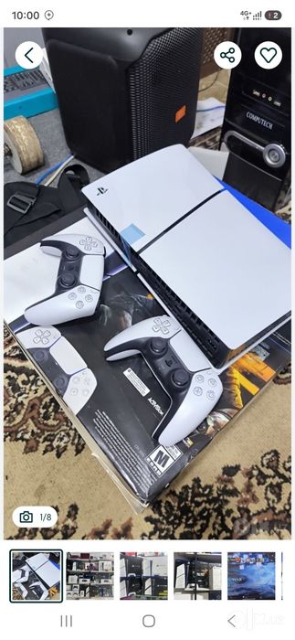PS5 slim ideal o"ta tiniq 2 original djoystik karobka dakument full