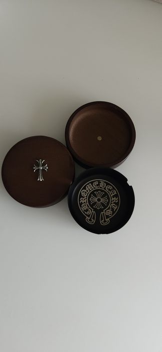 Chrome Hearts  Ashtray - Scrumieră  | Cutie lemn