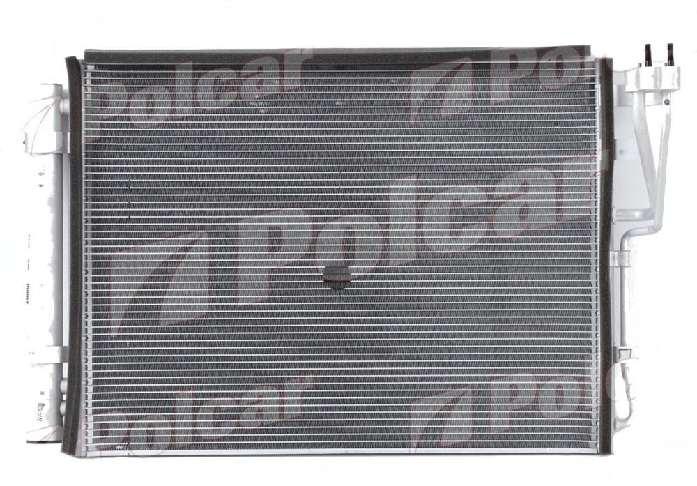 Condensator AC, aer conditionat Hyundai IX20 2010-2019, 1.6 Crdi, 1.4 Crdi, 486x370x12mm, OE 976061K300, Mahle