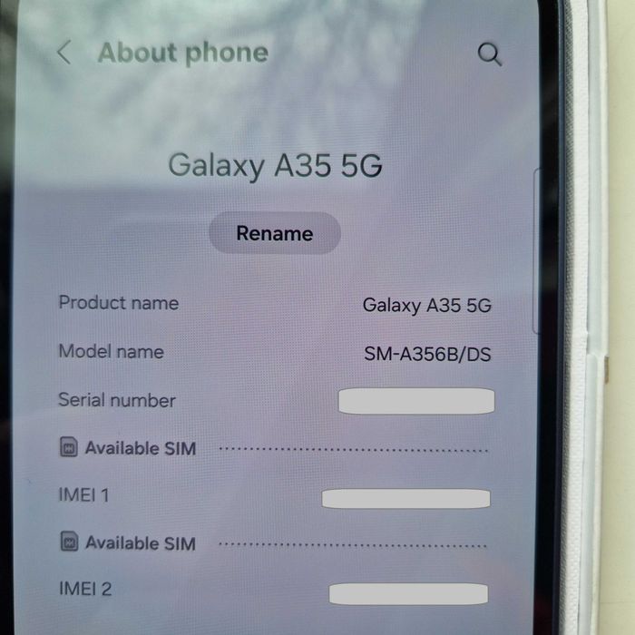 Продавам Samsung Galaxy A35