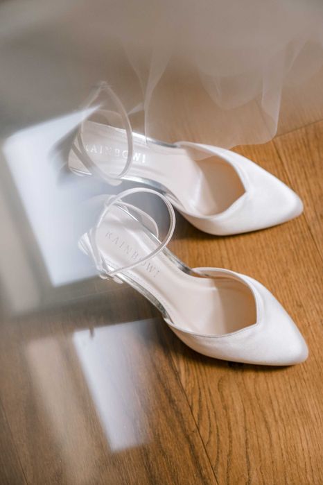 Бутикова сватбена рокля Fusion (by Natalia Romanova) (с воал и обувки)