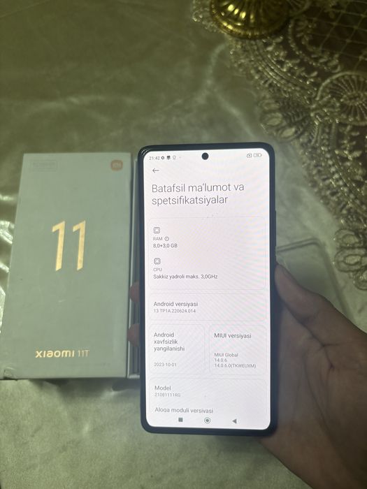 Xiaomi 11T 5G ideall sastayanna 128Gb radnoy
