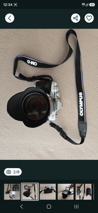 Foto Mirrorless Olympus OM-D E-M10 Mark IV  NOU cu obiectiv de zoom
