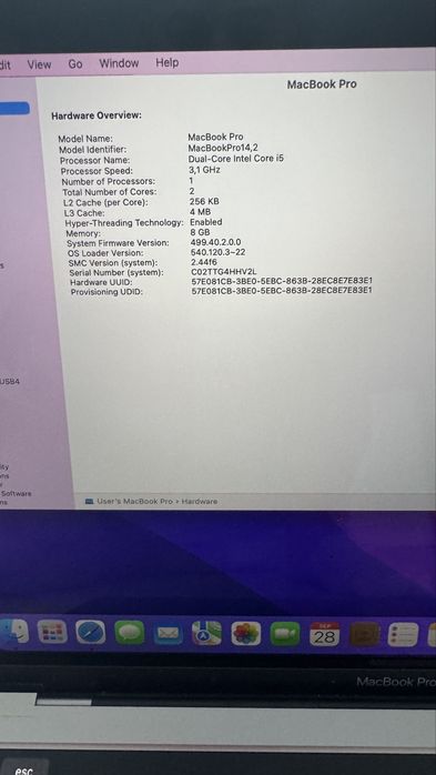 Mac book pro 2017