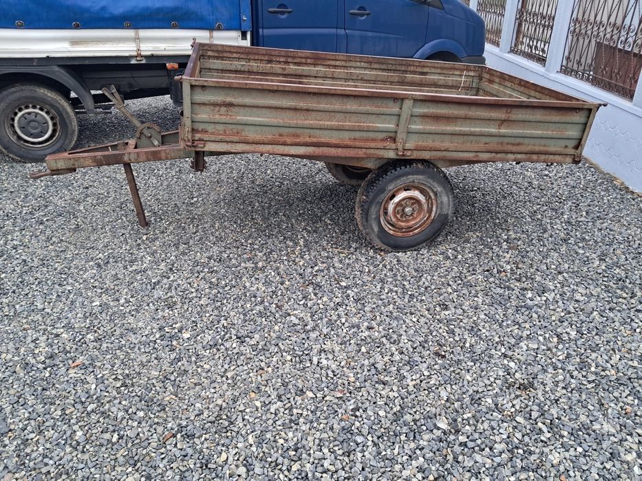 Remorcă cu basculare 1 axă