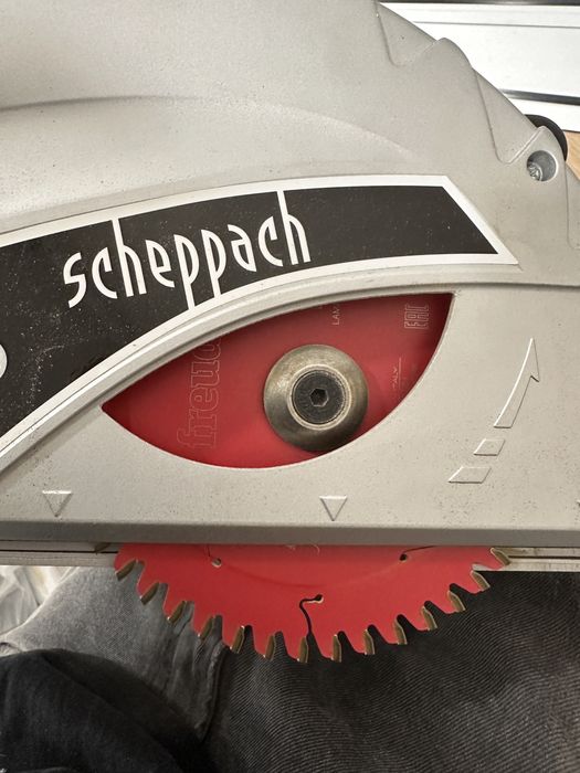 Потапящ циркуляр Scheppach tas 55 пълен комплект с гаранция 3 год.