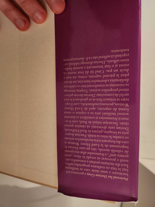 Portretul lui Dorian Gray, Oscar Wilde, cartonata