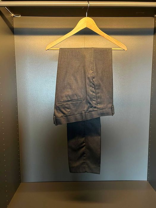 Costum Barbati/Barbatesc, H&M, Marimea 52, Gri inchis, Slim Fit