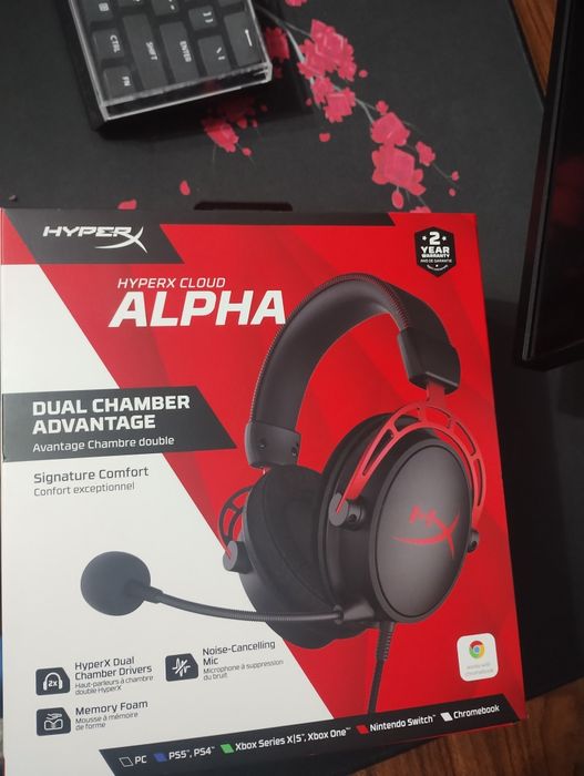 HyperX cloud alpha Casti over-ear wired ca noi