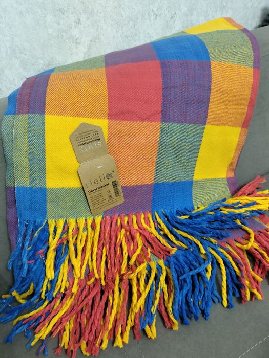 Плед SIMIN Иранский в клетку 150х200 см