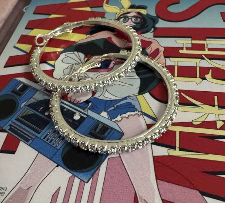 серьги кольца бижутерия