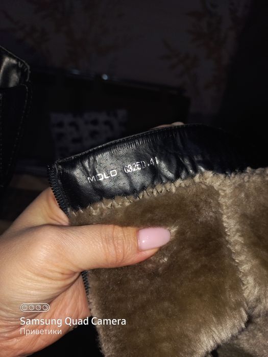 Зимние сапоги, почти новые.