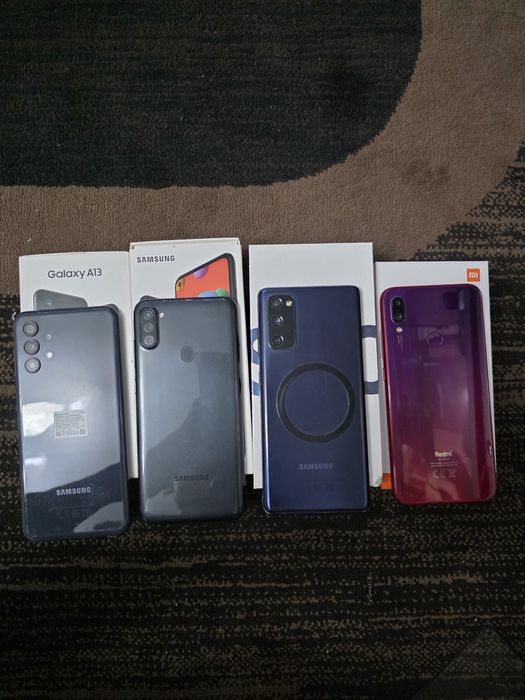 Продам телефон Samsung s20fe, A13, A11. MI redmi note7