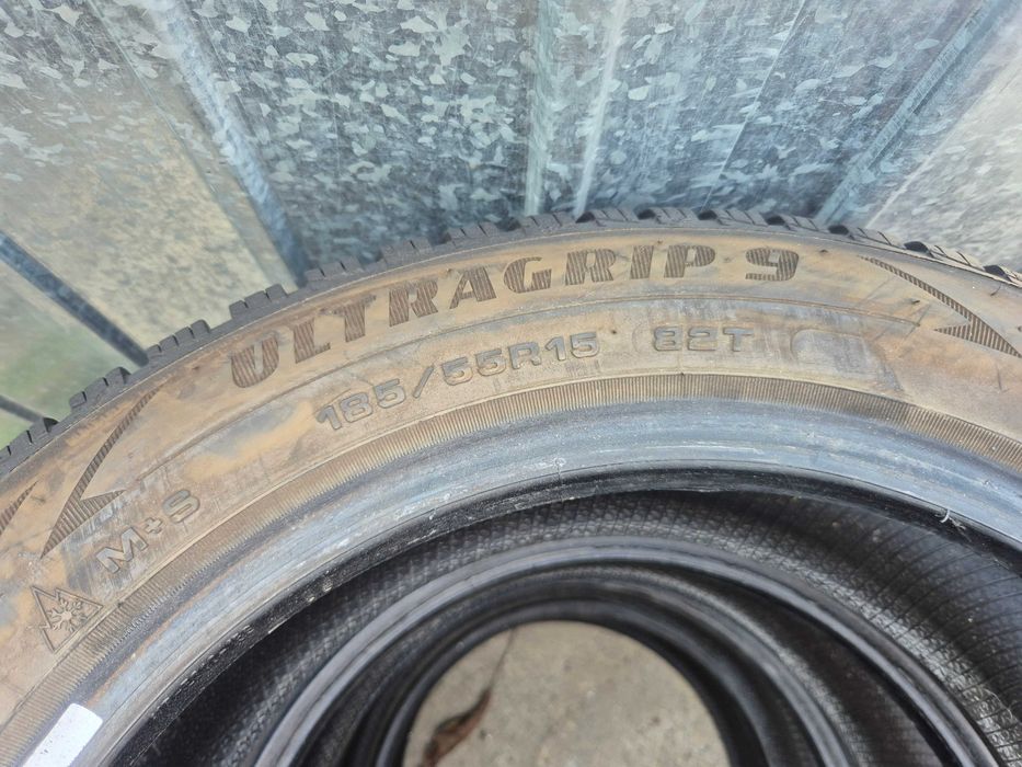 4 Anvelope M+S - 185/55/15 82T - GoodYear UltraGRIP 9 - CA NOI - DOT 2014 !