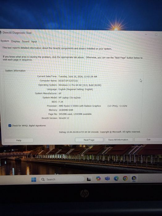 Vand-schimb Laptop Hp