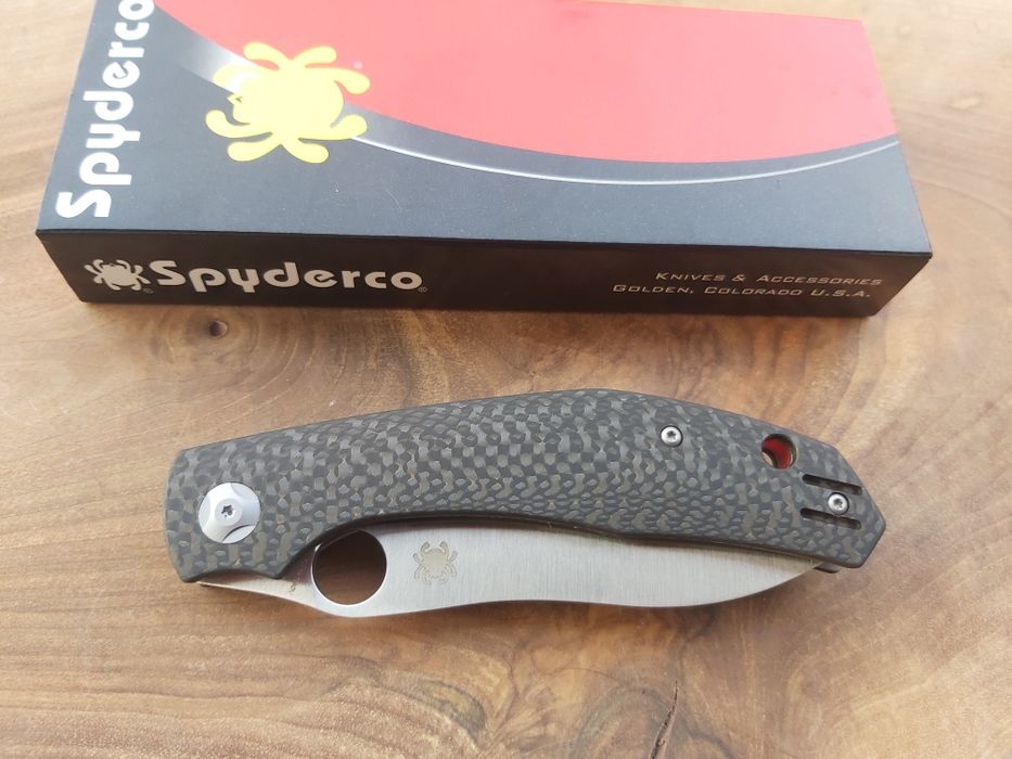 Сгъваем джобен нож Spyderco Capara,Carbon Fiber, С241