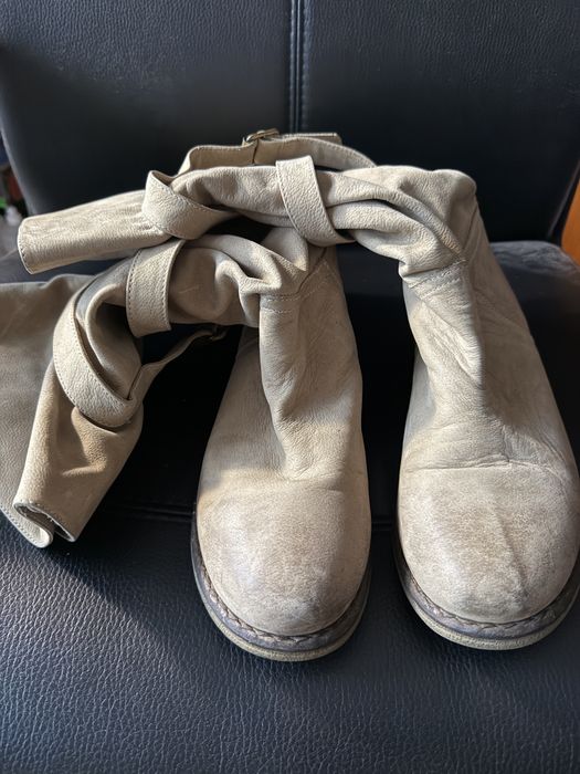 Естествена кожа ботуши 38 рр