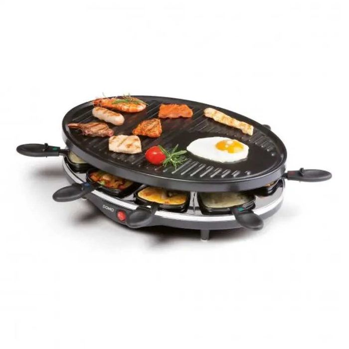 Gratar raclette pentru 8 persoane DO9038G, 1200 W, DOMO
