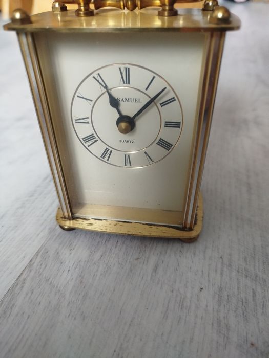 Ceas de masa premium Samuel design clasic elegant finisaj auriu