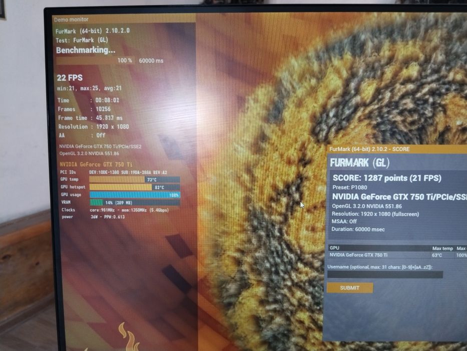 Видеокарта GTX 750 ti 2gb