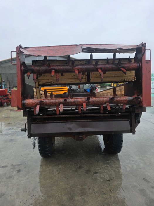 Mig de gunoi, remorca de bălegar cu tracțiune Record 3.5 tone