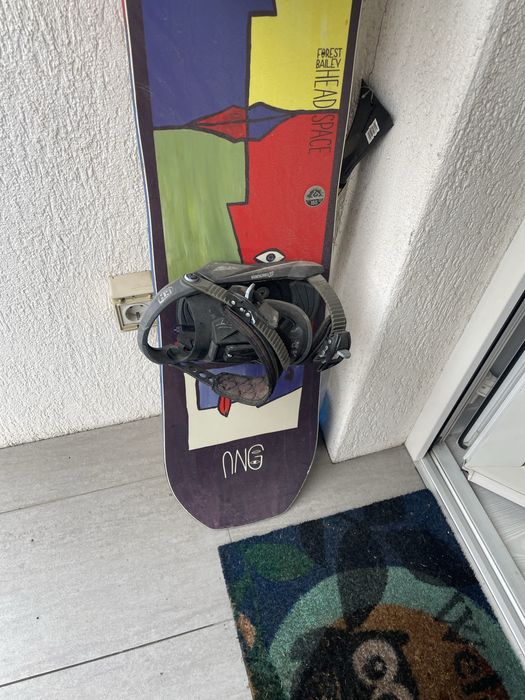 Placa snowboard gnu 155cm+legaturi