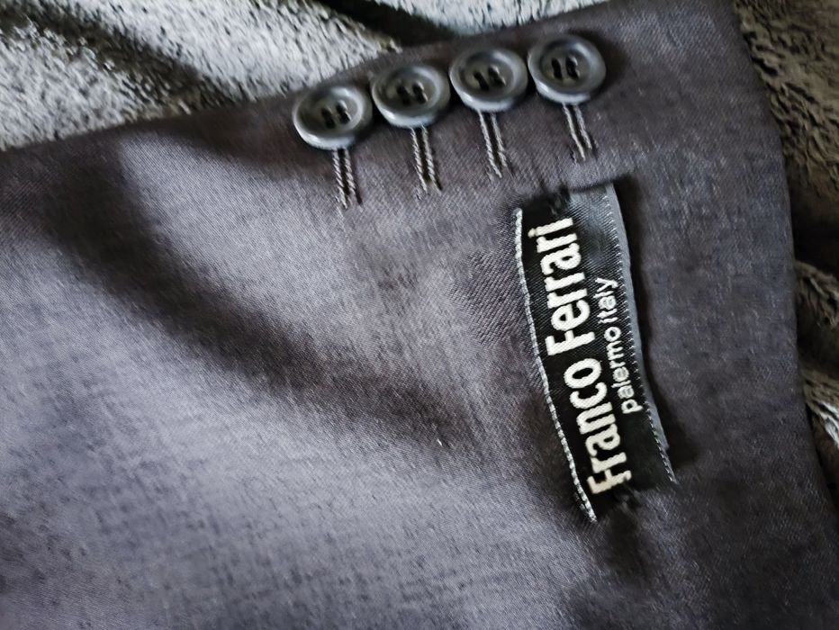 Costum Bărbați Franco Ferrari mărime 54 NOU Gri