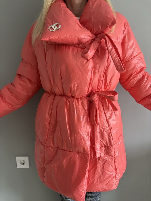 Зимно яке в коралов цвят (с етикет, от Daytona.bg)