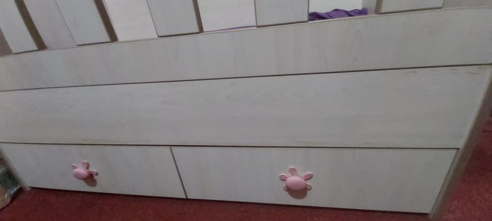 Детско легло с матрак 120/60 и малко легло люлка