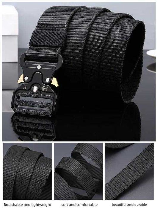 Боен Тактически Колан Airsoft Belt Стрелба Туризъм Лов Страничен Кобур