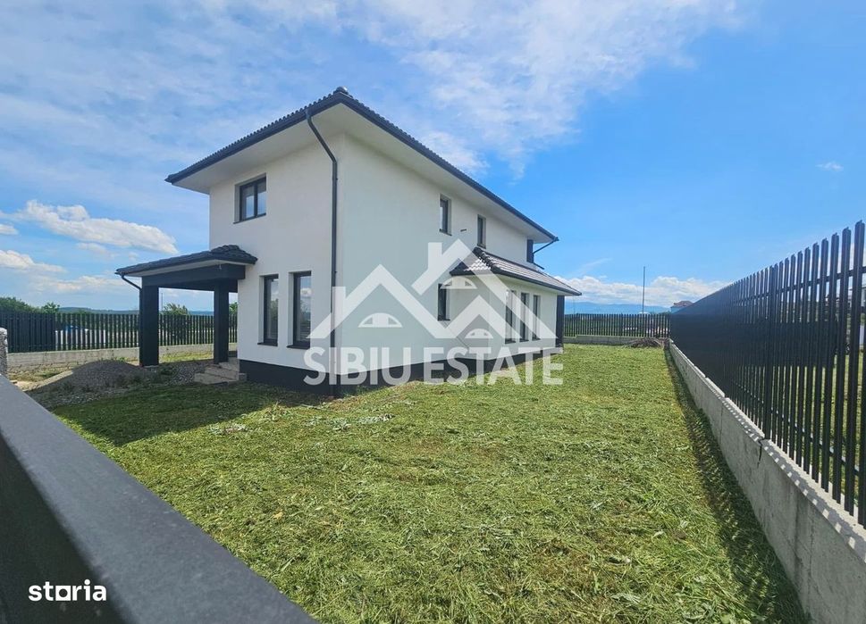 Casa noua cu pivnita, terasa, carport